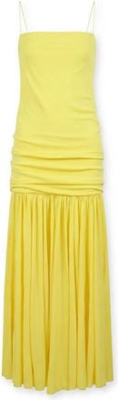 Jacquemus Abiha Dress - Dames - Casual kleedjes - Geel - S - Kleedjes