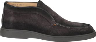 Santoni Mgdg 17823 Botines de Ante sin Cierre - Shoes - Hombre - Gris - 43 1/2 EU