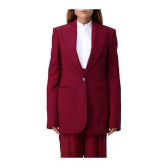 Stella McCartney Blazer Entallado - Jackets - Mujer - Rojo - M