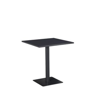 Klast Mesa fija de metal gris antracita 70 cm x 76 cm