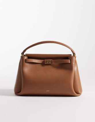 JW PEI Carmen - Borsa marrone con manico superiore