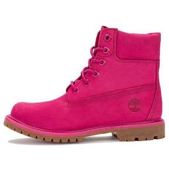 Timberland (WMNS) Timberland 50th Anniversary Edition Premium 6 Inch Waterproof Boot Dark Pink Nubuck A2R7T