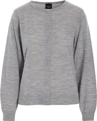 Bitte Kai Rand Klassieke Vest - Dames - Truien - Grijs - Maat: L Wol