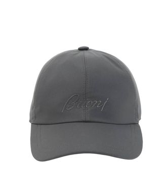 Brioni Grey Logo Baseball Hat