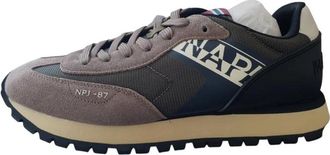 Napapijri Multicolor Leren en Stoffen Lage Sneakers - Heren - Sneakers - Veelkleurig - 45 EU - Leer - Schoenen