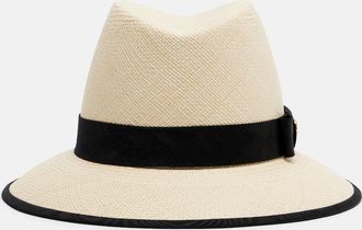 Valentino VLogo straw Panama hat