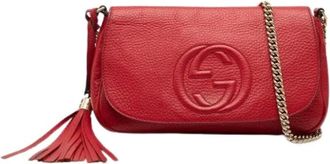 Gucci Pre-owned Cross Body Bags, female, Red, Size: ONE SIZE Pre-owned Crossbody Bag