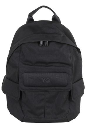 Yohji Yamamoto YS Black Zip-Around Polyester Backpack