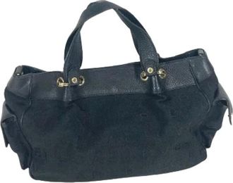 Bulgari Borsa a spalla Pre-owned in tela - - Pre-owned - Donna - Nero - ONE SIZE