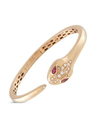 Bulgari Serpenti Seduttori diamond and ruby bracelet - Rosa