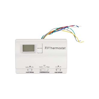 OEM 83303862 Termostato Digital De Pared Para Autocaravanas, Repuestos, Termostato Profesional Para Control De Temperatura, Blanco