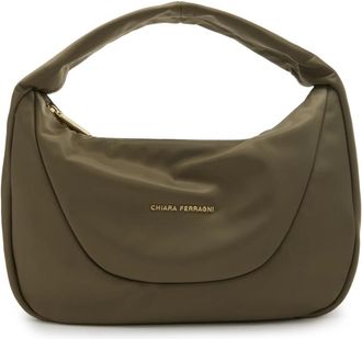Chiara Ferragni Groene Faux Leren Handtas - Dames - Handtassen - Groen - ONE Size - Tassen