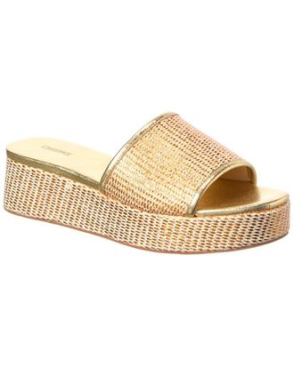 L'agence Inaya Raffia Platform Espadrille