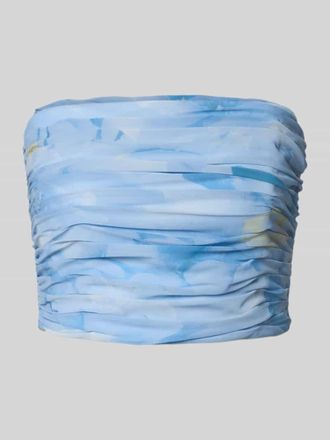 Jake*s Bandeau-Top mit Raffungen in Sky, Gr&ouml;&szlig;e 32