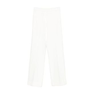 Le Tricot Perugia Broeken, Dames, Wit, M, Wijde Broeken