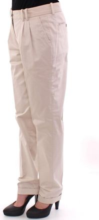 Dolce & Gabbana Womens Cotton Chinos Beige Elastane