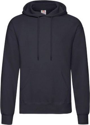 Fruit Of The Loom Unisex Volwassenen Klassiek Sweatshirt met capuchon (Donker Marine)