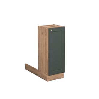 Vicco Isla De Cocina Fame-line, Verde Dorado Casa De Campo, 30 Cm Sin Encimera