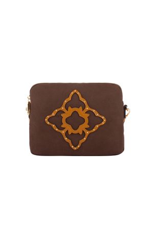 Usha Crossbody tas Dames donkerbruin