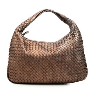 Bottega Veneta Pre-owned Bottega Veneta Small Metallic Nappa Intrecciato Veneta Hobo Ladies CQ9FQTMQ6MTG9H9S