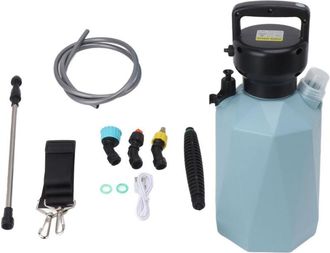 OEM Pulverizador El&eacute;ctrico De Jard&iacute;n Rhombus De 7,4 V De Alta Potencia, Alimentado Por Bater&iacute;a, Con Capacidad De 5 Litros, Color Azul