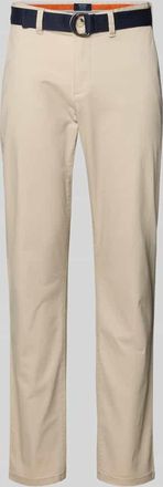 Mc Neal Stoffhose mit franz&ouml;sischen Eingrifftaschen in Kitt, Gr&ouml;&szlig;e 42