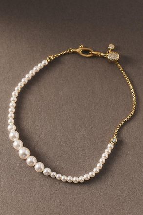 Nadri Siren Pearl Bolo Bracelet
