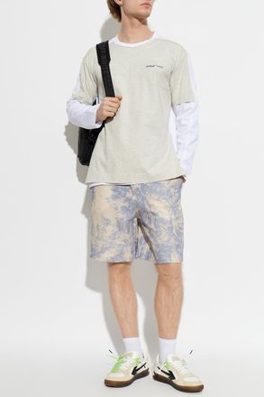 Off-white Long Sleeve T-shirt, Mens, Cream