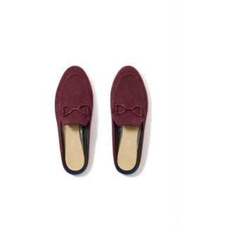 Rothy's The ReVelvet Double Bit Loafer Mule in Revelvet Syrah at Nordstrom, Size 12.5
