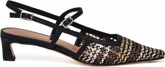 Chantal Black Other Fibers Rafia Pump