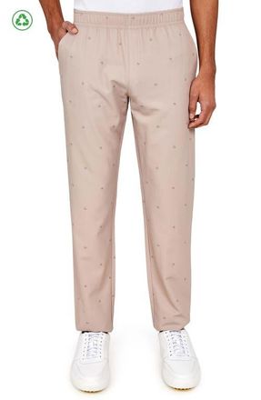Con.Struct Regular Fit Golf Ball Print Drawstring Recycled Performance Golf Pants in Khaki at Nordstrom, Size Xxx-Large