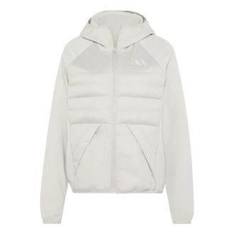 adidas Multi Hyb Jkt - Dames - Outdoorjassen - Beige - L - Fitness