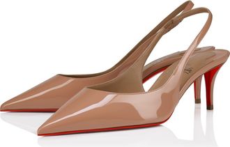 Christian Louboutin Miss Z Pointed Toe Slingback Pump in Blush at Nordstrom, Size 10.5Us