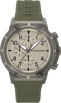 Ferragamo Ferragamo Sport Chrono Silicone Watch