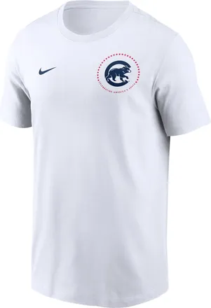 Nike Chicago Cubs USA 250 Nike Mens MLB T-Shirt in White | N19910AA8E-3B4