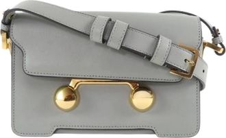 Marni Pre-owned Cross Body Bags, female, Gray, Size: ONE SIZE Pre-owned Trunkaroo Leather Shoulder Bag