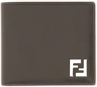Fendi Bifold Squared Ff Wallet-Uomo