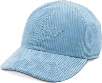 Autry corduroy logo-patch cap - Blue
