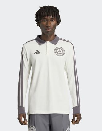 adidas adidas Performance - Mercedes AMG Petronas Formula 1 Team Silver Arrows Icon - Polo da uomo bianco sporco/granito