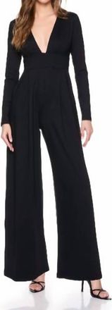 Susana Monaco Very V Jumpsuit In Black