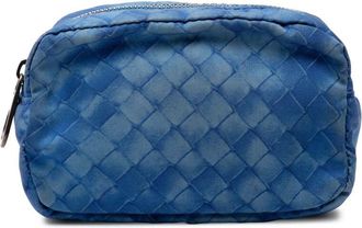 Bottega Veneta Pre-owned Bottega Veneta Nylon Intrecciolusion Pouch Ladies B04892275N