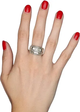 Mauboussin Le Vice et La Vertu Ring in 18K White Gold