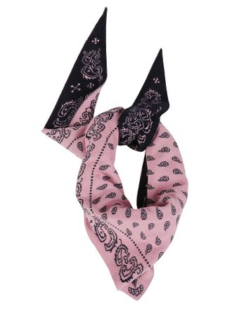 Guest In Residence The Wild Rag Triangular Paisley Cashmere Scarf