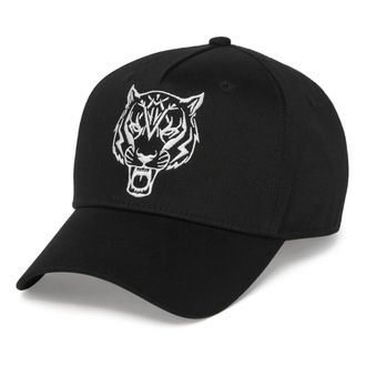 Plein Sport Baseball Cap Tiger - unisex - Outdoor handschoenen - Zwart - ONE Size - Katoen - Fitness