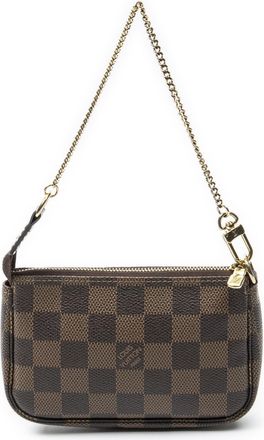 Louis Vuitton Pre-owned Womens Mini Pochette Accessoires Pouch - Brown - One Size