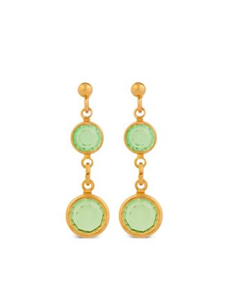 Susan Caplan Vintage Orecchini pendenti Rediscovered 1990 - Oro