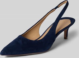 Lauren Ralph Lauren Pumps mit Pfennigabsatz Modell LOLAH II in Blau, Gr&ouml;&szlig;e 36,5