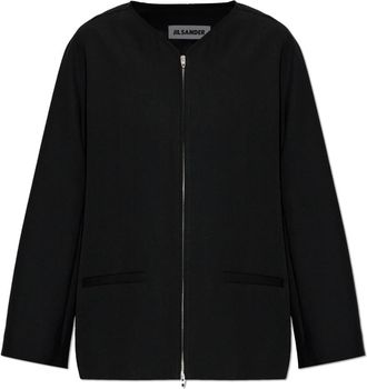 Jil Sander Giacca in Lana - - Jackets - Donna - Nero - L