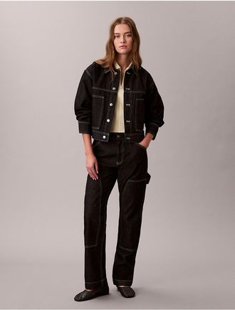 Calvin Klein Jeans Calvin Klein Womens Workwear Jeans - Blue - 24W x RL