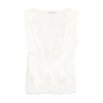 Ermanno Scervino Dames, Tops, Beige, Maat: S Zijde
